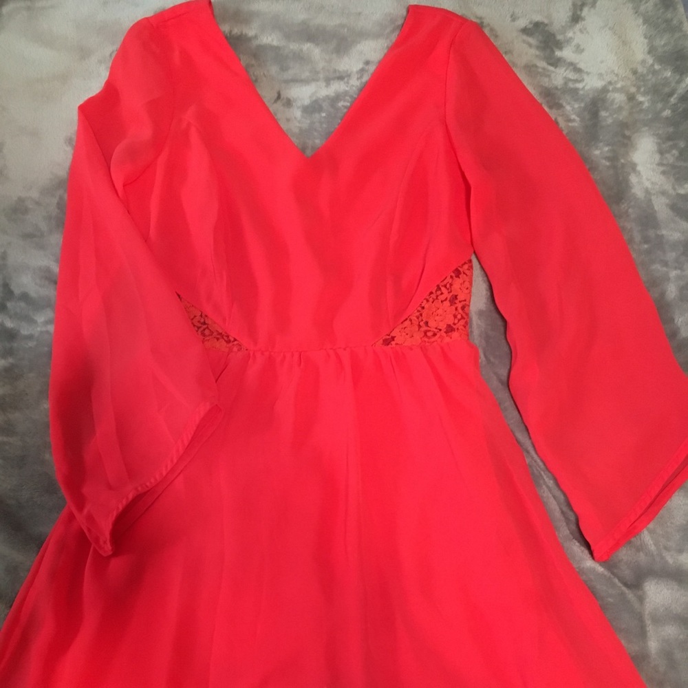 Peachy orange dress